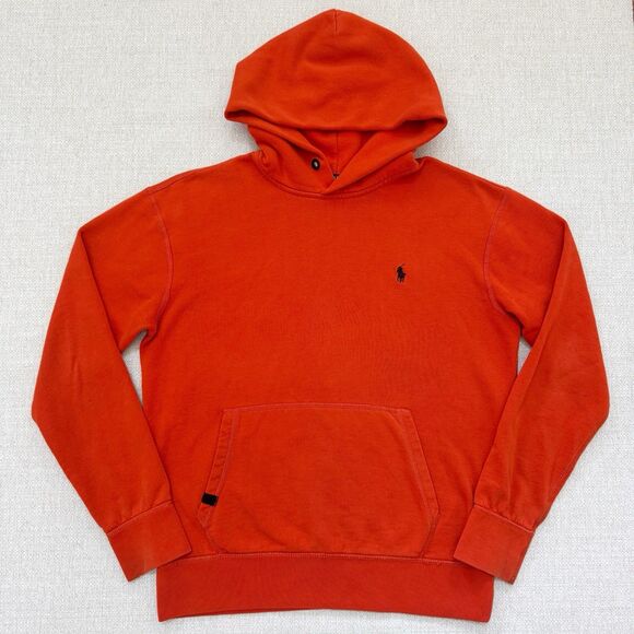 Polo Ralph Lauren Other - Polo Ralph Lauren Pullover Sweatshirt Men's Orange Pullover Hoodie Medium